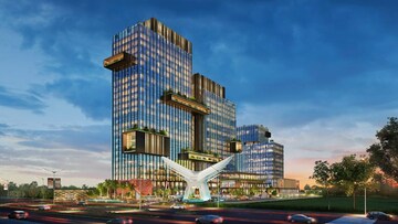  Office Space – Exterior View View at GYGY Mentis, Sector 140 - for Sale