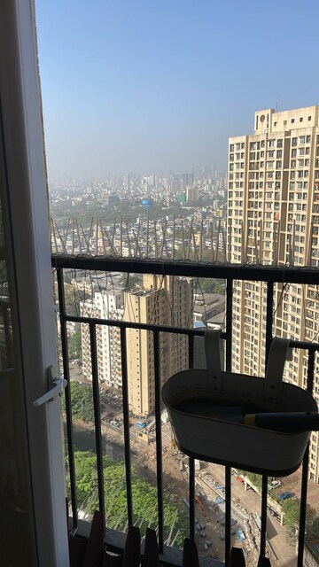 Balcony in 2 BHK Apartment at Rustomjee Azziano Wing D, Majiwada – for Sale