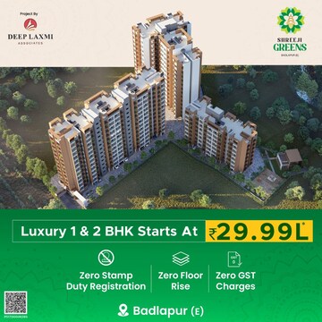 2 BHK Apartment For Sale in Deeplaxmi Shreeji Meadows, Katrap