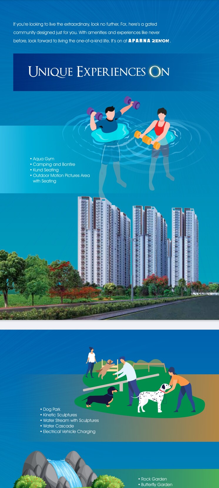 Swimming Pool, aparna-zenon 2.5 Bedroom 1514 Sq.Ft. Apartment In Puppalaguda Hyderabad 7357860