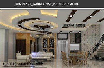 Living Room in 4 BHK Villa at Manchwa – for Sale