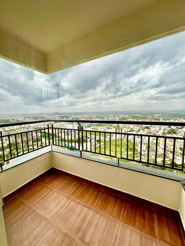 Balcony in 3 BHK Apartment at Pashmina Waterfront, Old Madras Road – for Rent