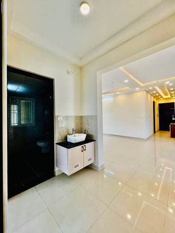 Living Room in 3 BHK Apartment at Pashmina Waterfront, Old Madras Road – for Rent