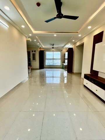 Living Room in 3 BHK Apartment at Pashmina Waterfront, Old Madras Road – for Rent
