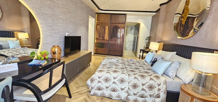 Bedroom, ganga-legend 2 Bedroom 840 Sq.Ft. Apartment In Bavdhan Pune 7359788