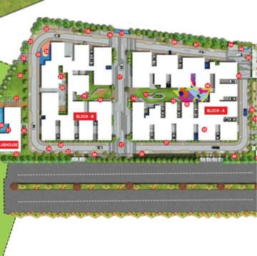Master Plan in 4 BHK Apartment at Anvita Ivana, Kollur – for Sale