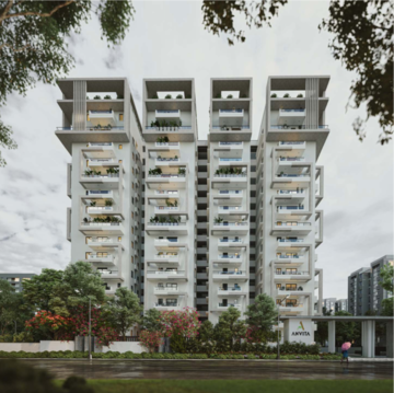4 BHK Apartment – Exterior View View at Anvita Ivana, Kollur - for Sale