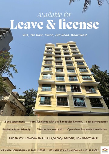 3 BHK Apartment – Exterior View View at Vile Parle West - for Sale