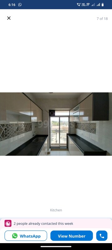 Kitchen in 2 BHK Apartment at Nanak Joy Aura, Ulwe Sector 25a – for Sale