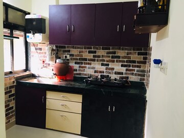 Kitchen in 1 RK Apartment at Haware Citi, Ghodbunder Road – for Sale