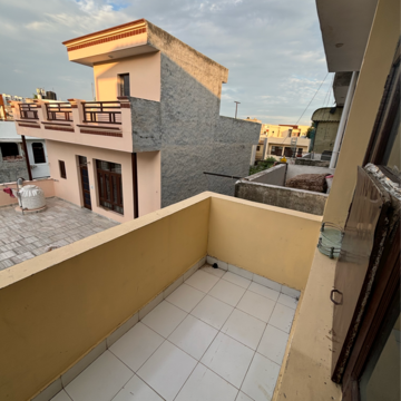 Balcony in 3 BHK Builder Floor at US Pine Homes, Dhakoli Village – for Sale