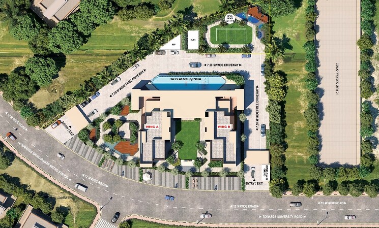 Exterior View, venkatesh-laurel 3 Bedroom 1277 Sq.Ft. Apartment In Shivajinagar Pune 7361636