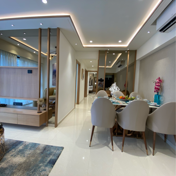 Living Room, lodha-palava-florea-a-to-d 3 Bedroom 846 Sq.Ft. Apartment In Taloja Bypass Road Thane 7361935