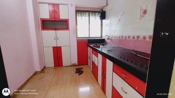 Kitchen in 1 BHK Apartment at Highland Residency CHSL, Balkum Pada – for Sale