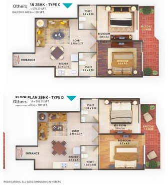 2 BHK Apartment For Resale in Pyramid Fusion Homes Sector 70a Gurgaon  7362458