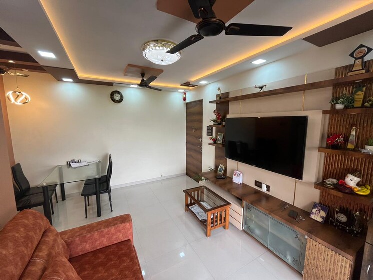 Living Room, puranik-city 2 Bedroom 850 Sq.Ft. Apartment In Kasarvadavali Thane 7363337