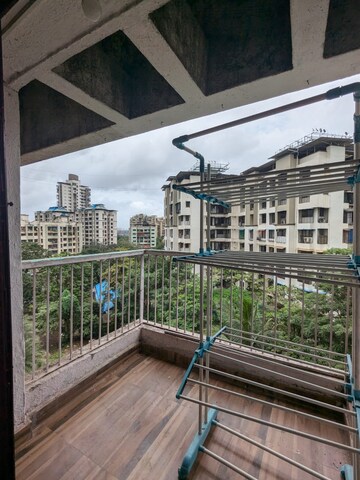Balcony in 2 BHK Apartment at Parsik Nagar – for Rent
