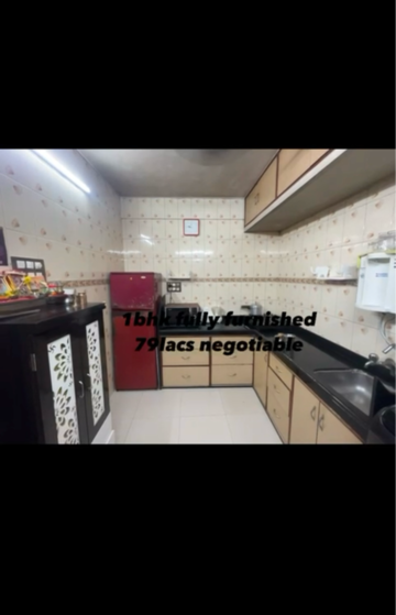 Kitchen in 1 BHK Apartment at Jesal Park, Bandarwadi – for Sale