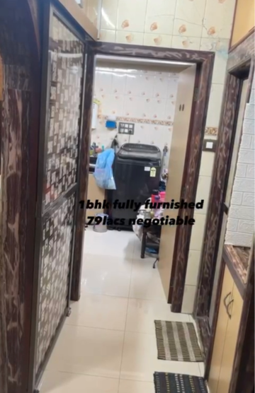 Bathroom in 1 BHK Apartment at Jesal Park, Bandarwadi – for Sale