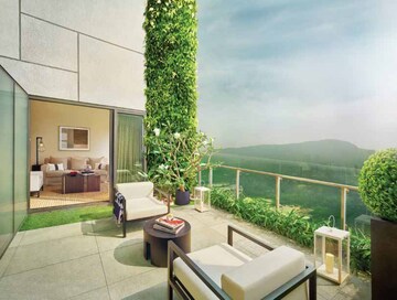 Balcony in 5 BHK Apartment at Lodha New Cuffe Parade, Wadala – for Sale