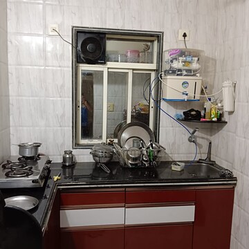 Kitchen in 1 BHK Apartment at Kalyan West – for Sale