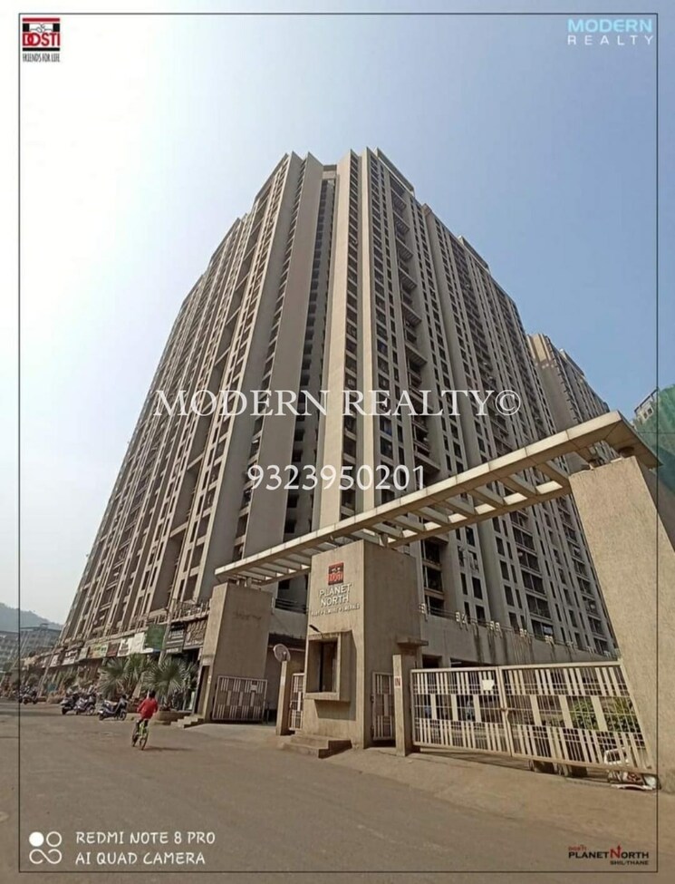 Exterior View, dosti-planet-north-emerald 2 Bedroom 1052 Sq.Ft. Apartment In Shilphata Thane 7366339