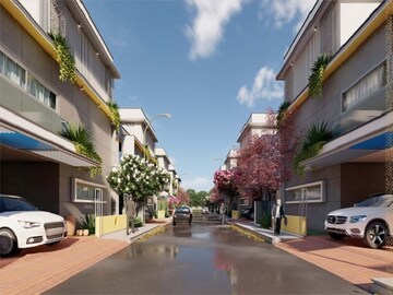 5 BHK Villa – Exterior View View at Visara Srivari Meadows, Mokila - for Sale