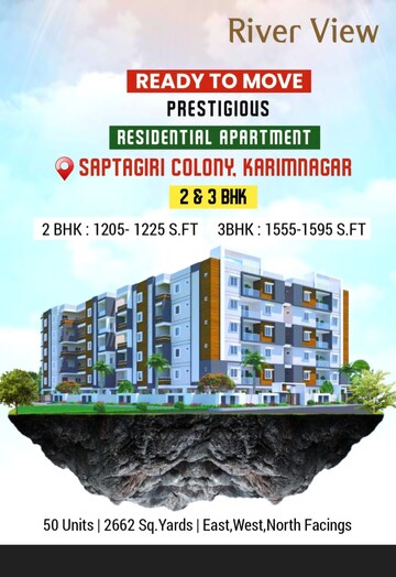 Master Plan in 3 BHK Apartment at Saptagiri Colony – for Sale