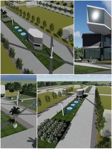  Plot – Exterior View View at Super Corridor - for Sale