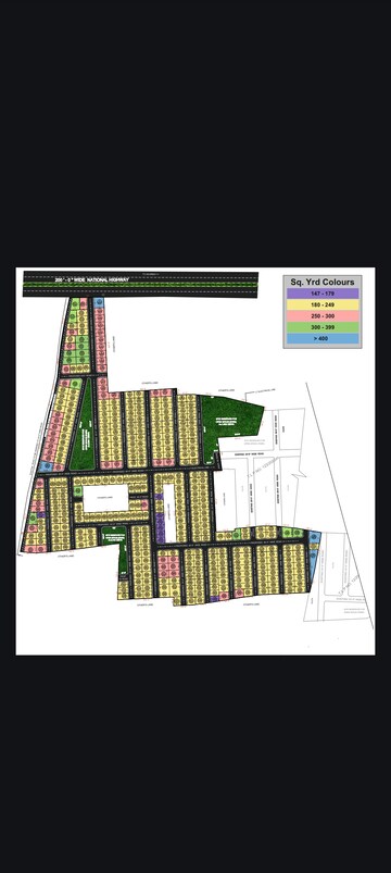  Plot – Map Location View at Sai Annapurna County, Peddapur - for Sale