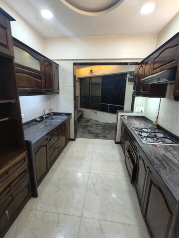 Kitchen in 3 BHK Apartment at Poseidon Apartment, Andheri West – for Sale