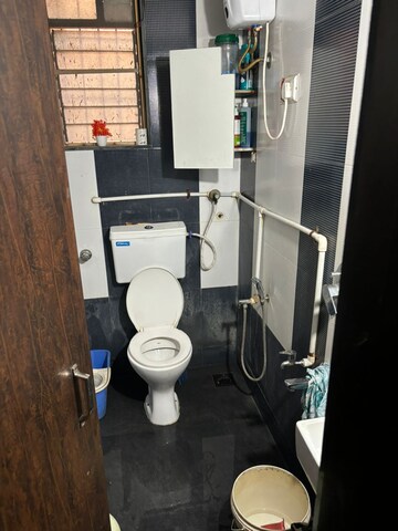 Bathroom in 3 BHK Apartment at Kopar Khairane – for Sale