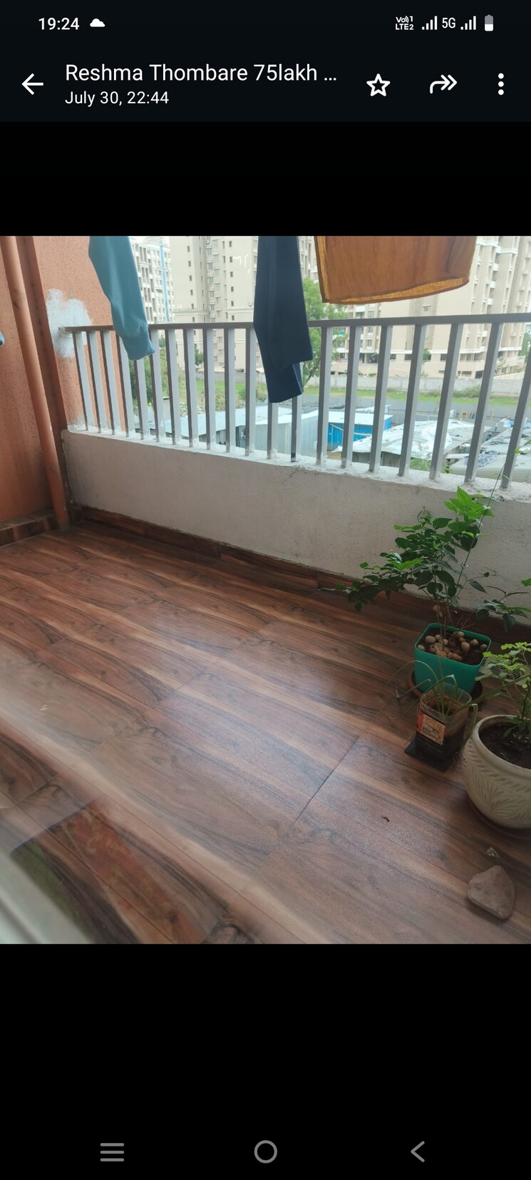 Balcony, prapti-estella 2 Bedroom 950 Sq.Ft. Apartment In Wakad Pune 7370877