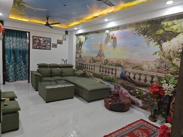 Living Room in 3 BHK Builder Floor at Mehrauli – for Sale