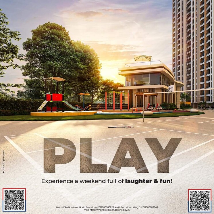 Exterior View, jp-north-barcelona 3 Bedroom 1040 Sq.Ft. Apartment In Mira Road Thane 7371482