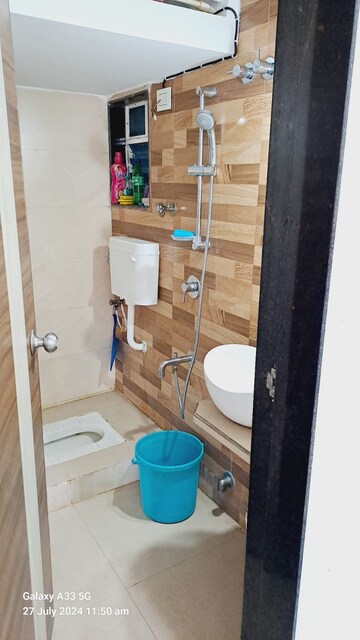 Bathroom in 1 BHK Apartment at Bachraj Lifespace, Virar West – for Sale