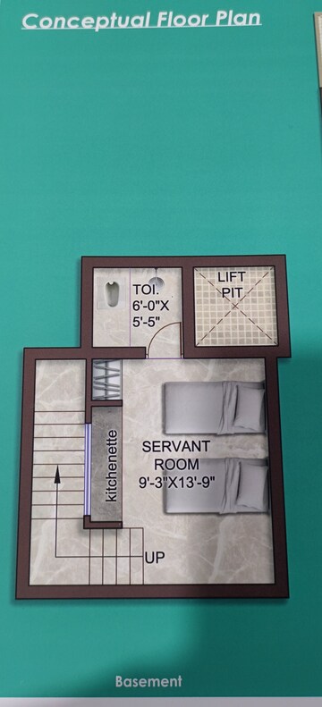 Floor Plan in 4 BHK Villa at Chinmay Urbanac Garden, Gomti Nagar – for Sale