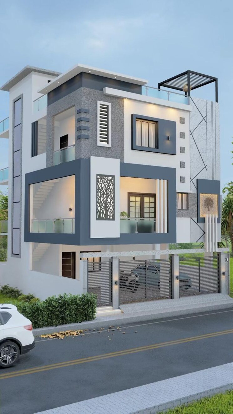 Exterior View, omicron iii greater noida 6 Bedroom 60 Sq.Mt. Independent House In Omicron Iii Greater Noida Greater Noida 7372309