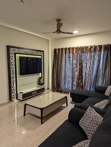 Living Room in 2 BHK Apartment at Sheth Avalon Phase 2, Majiwada – for Sale