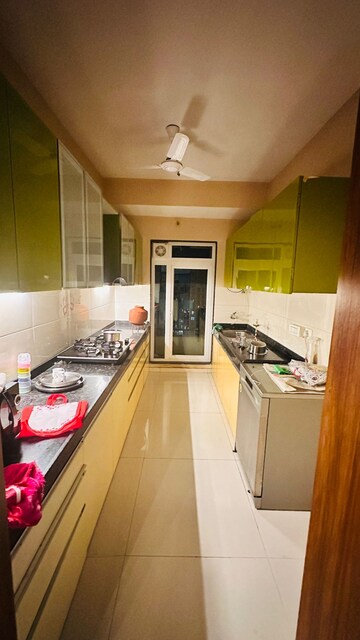 Kitchen in 3 BHK Apartment at Ashar Residency, Pokhran Road No 2 – for Sale