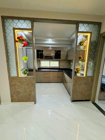 Kitchen in 3 BHK Builder Floor at Mansarovar Extension – for Sale
