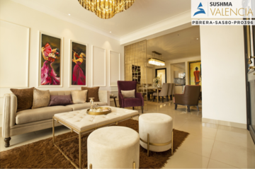 Bedroom in 3 BHK Apartment at Sushma Valencia, Nagla Road – for Sale