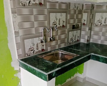 Kitchen in 1 RK Apartment at Concept Capital The Core Mall, Dundahera – for Sale