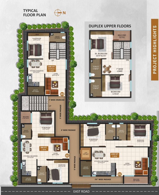 2 BHK Apartment For Resale in TNT Platinum Horamavu Bangalore  7373987