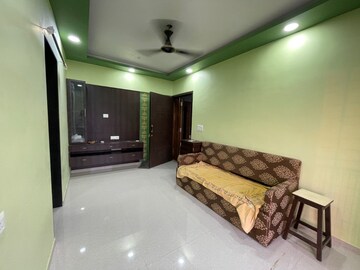 Living Room in 1 BHK Apartment at Chandak Sparkling Wing, Dahisar East – for Sale