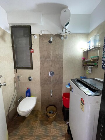 Bathroom in 1 BHK Apartment at Chandak Nishchay Wing F, Dahisar East – for Sale