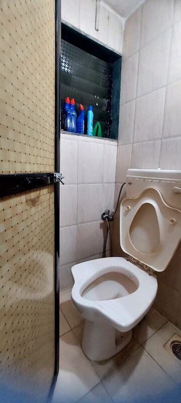 Bathroom in 1 BHK Apartment at Parsik Nagar – for Sale