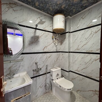 Bathroom in 3 BHK Builder Floor at Chattarpur – for Sale