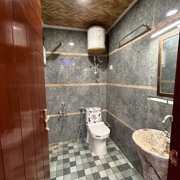 Bathroom in 3 BHK Builder Floor at Chattarpur – for Sale