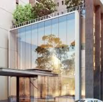 Balcony in 3.5 BHK Apartment at Krisumi Waterside Residences, Sector 36a – for Sale